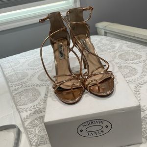 Steven Madden copper High heels